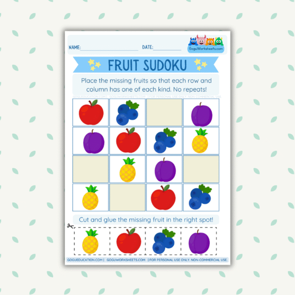 Summer Sudoku - Fruits