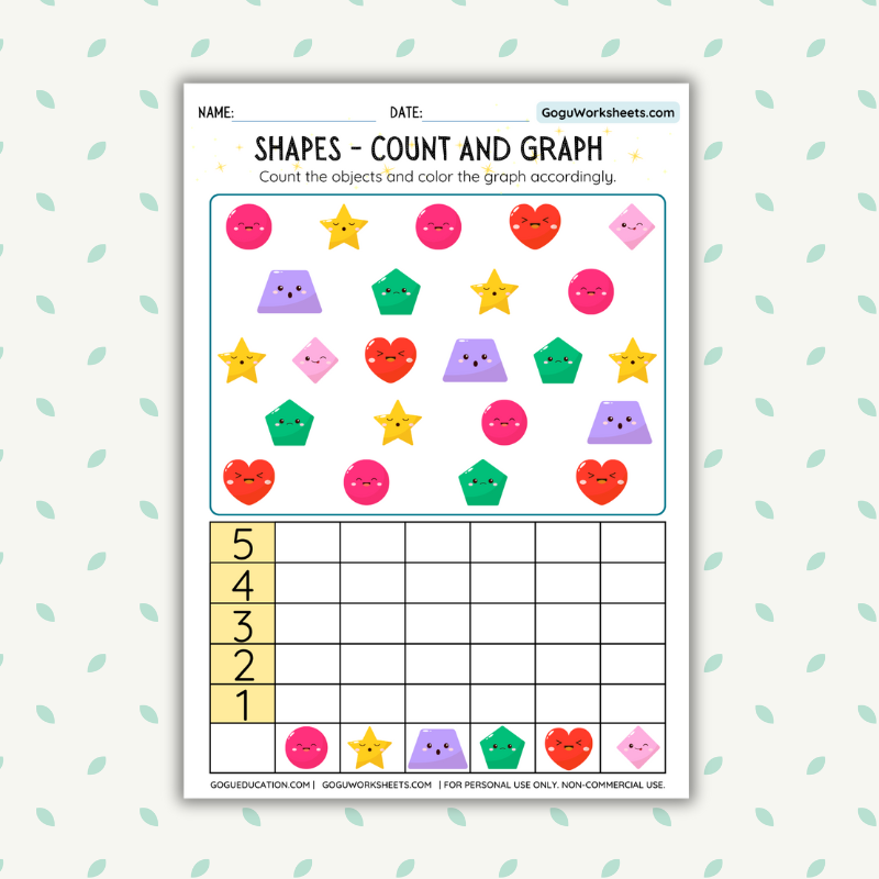Shapes Count and Graph